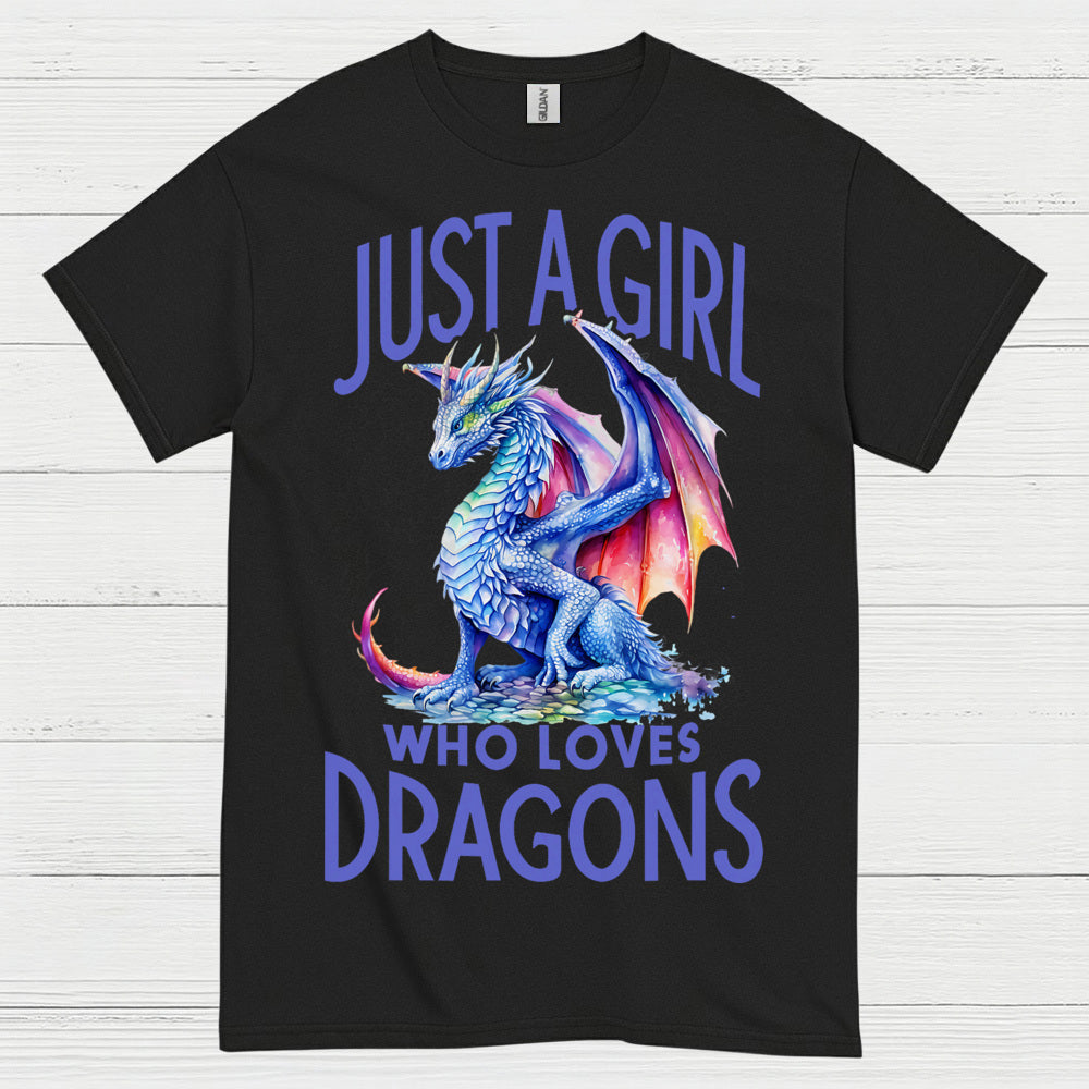 Just A Girl Who Loves Dragons T Shirt