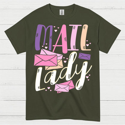 Mail Lady Cute Postal T Shirt