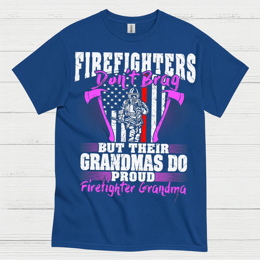 Firefighter Grandma Proud of My Firefighter T Shirt