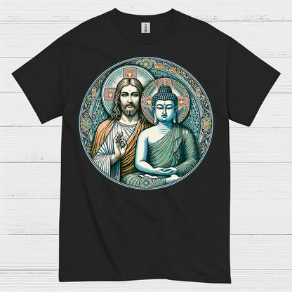 Jesus Buddha Harmony Spiritual T Shirt