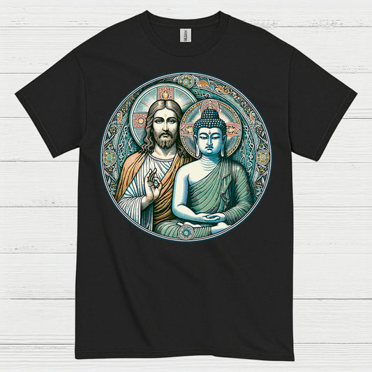 Jesus Buddha Harmony Spiritual T Shirt
