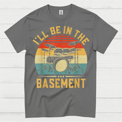 Basement Practice Drummer T Shirt