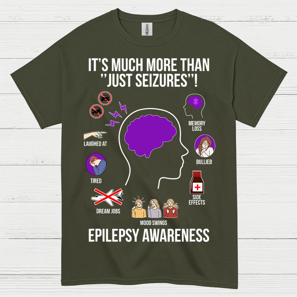 More Than Seizures Epilepsy Awareness T Shirt