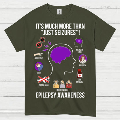 More Than Seizures Epilepsy Awareness T Shirt