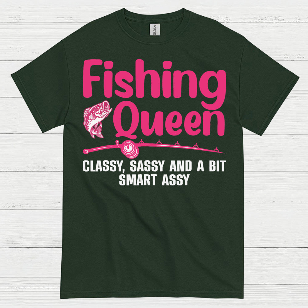 Fishing Queen Funny T Shirt