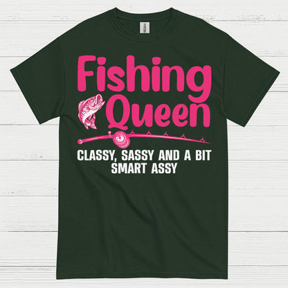 Fishing Queen Funny T Shirt