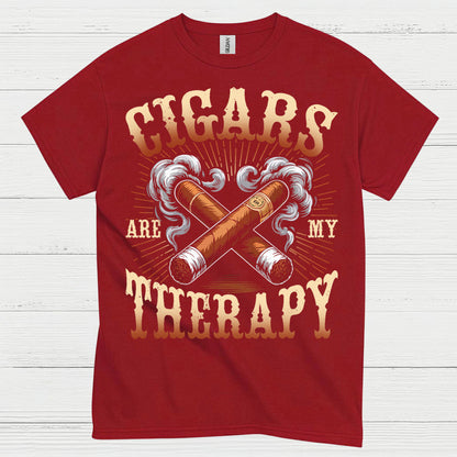 Cigars Are My Therapy Cigar Lover T Shirt