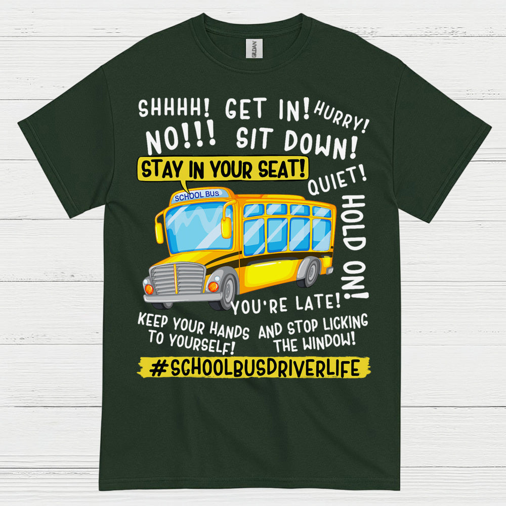 Get On the Bus Teacher T Shirt