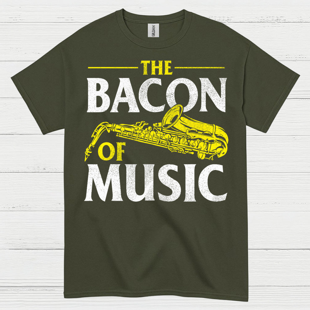 The Bacon Of Music Saxophone T Shirt