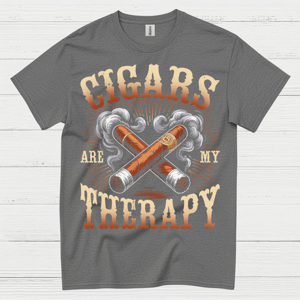 Cigars Are My Therapy Cigar Lover T Shirt