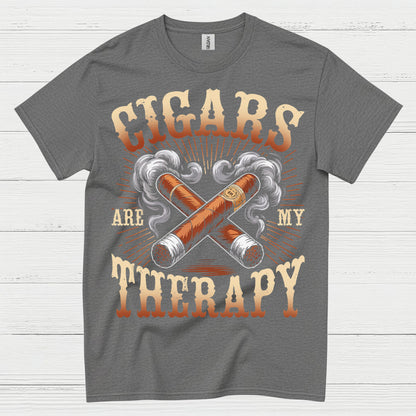Cigars Are My Therapy Cigar Lover T Shirt
