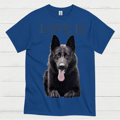 Love Is German Shepherd Dog Lover T Shirt