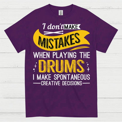 Spontaneous Drummer T Shirt