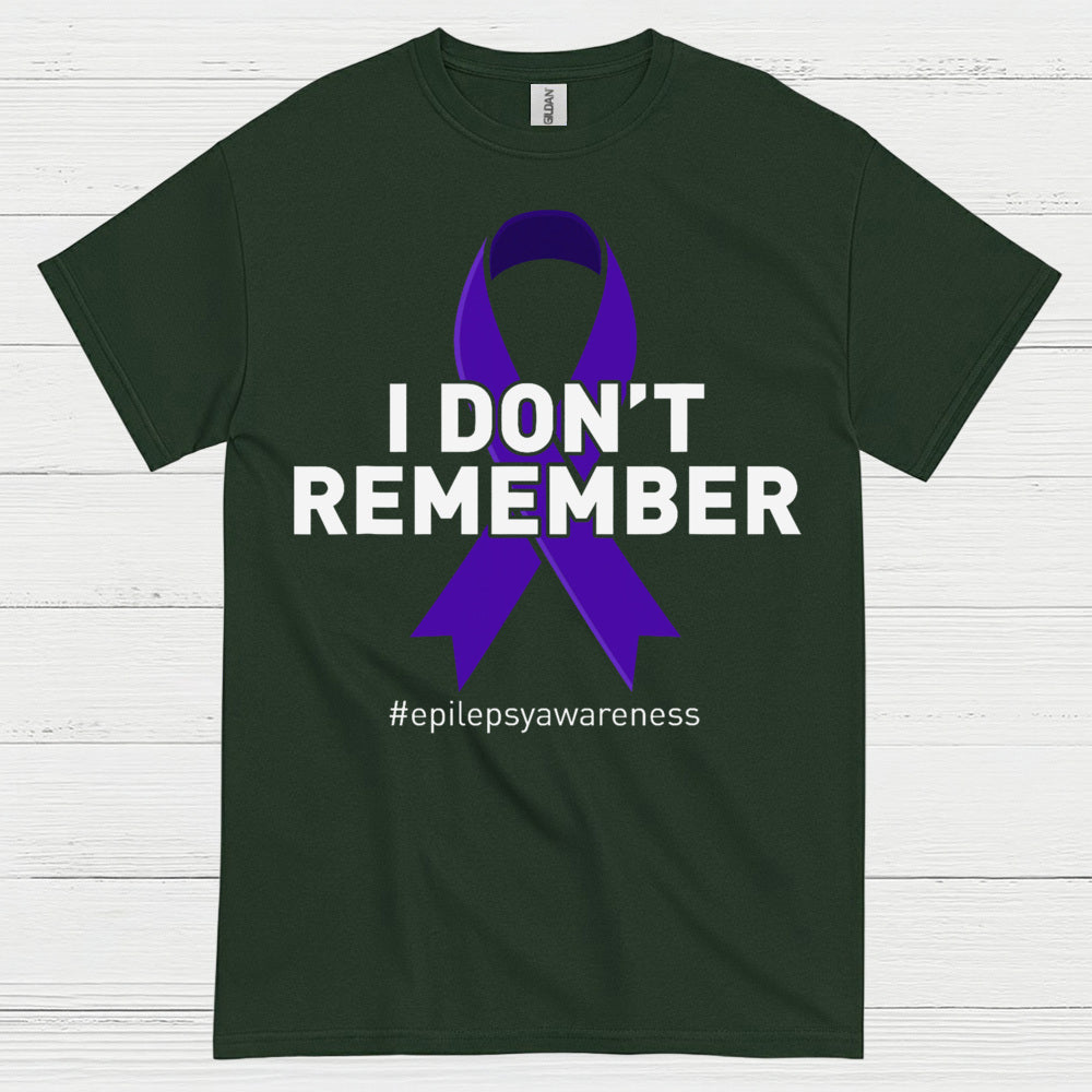 I Dont Remember Epilepsy Awareness T Shirt