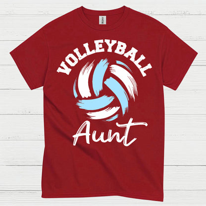 Proud Volleyball Aunt T Shirt