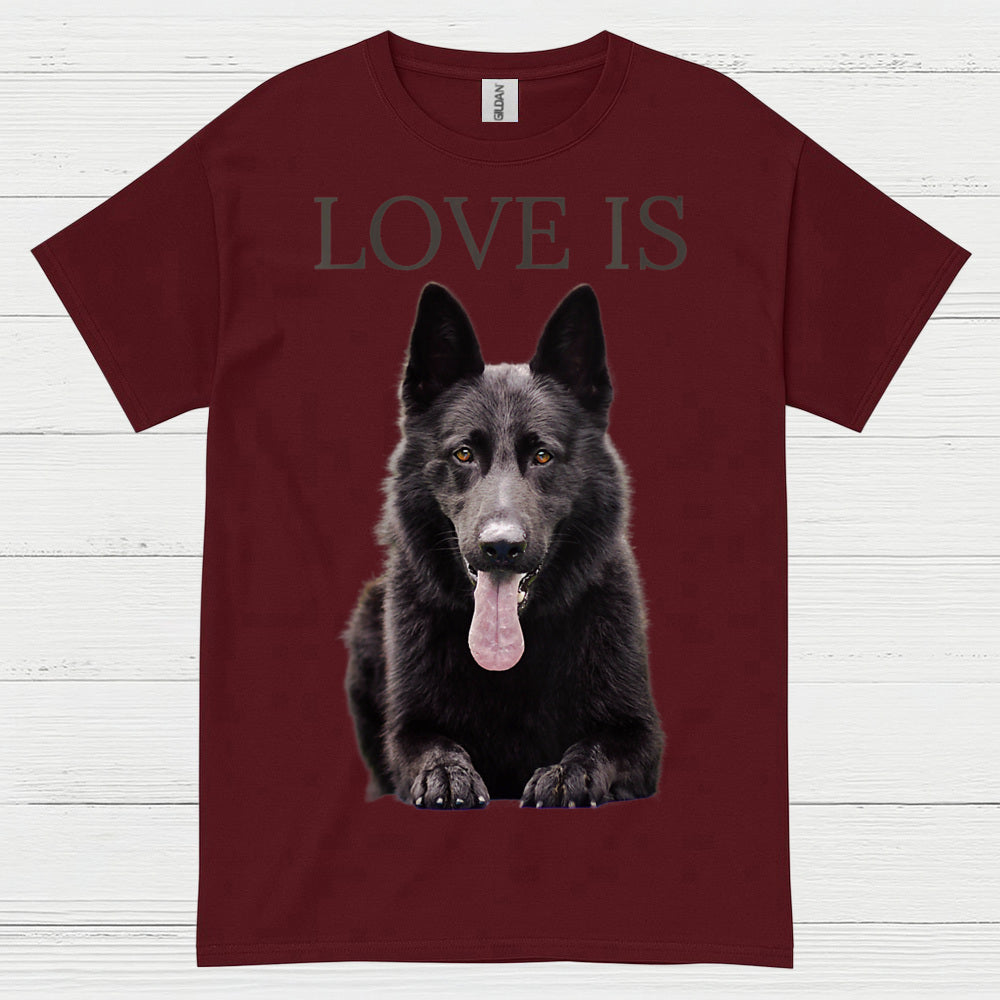 Love Is German Shepherd Dog Lover T Shirt