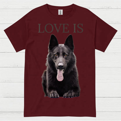Love Is German Shepherd Dog Lover T Shirt