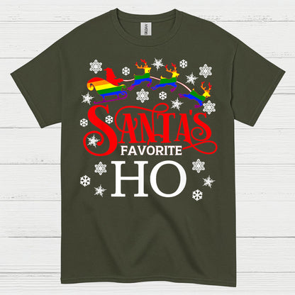 Santa’s Favorite Ho Pride T Shirt
