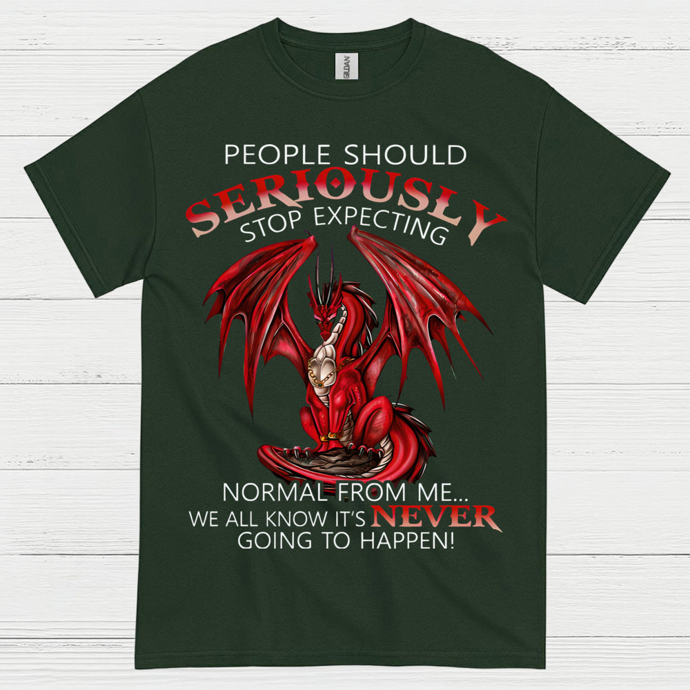 Stop Expecting Normal Dragon T Shirt