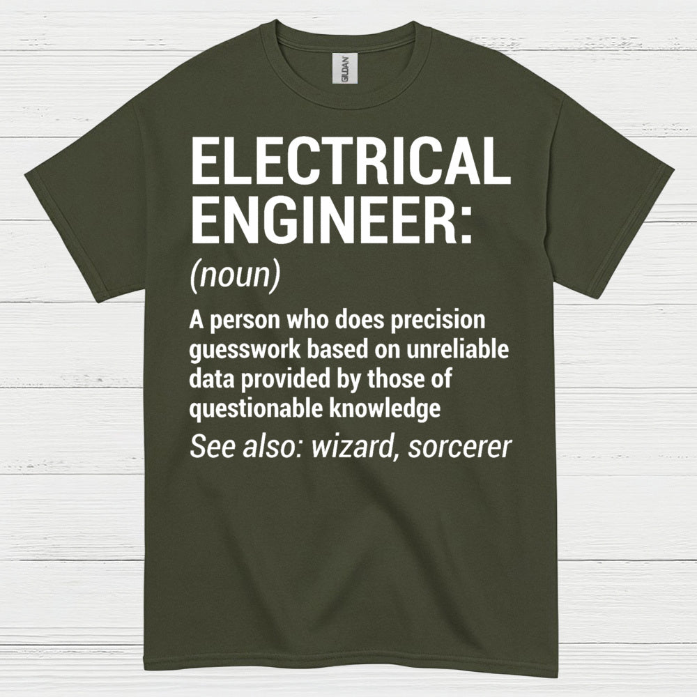 Electrical Wizard Engineer T Shirt