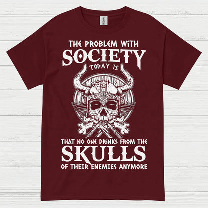 Skulls of Their Enemies Viking T Shirt