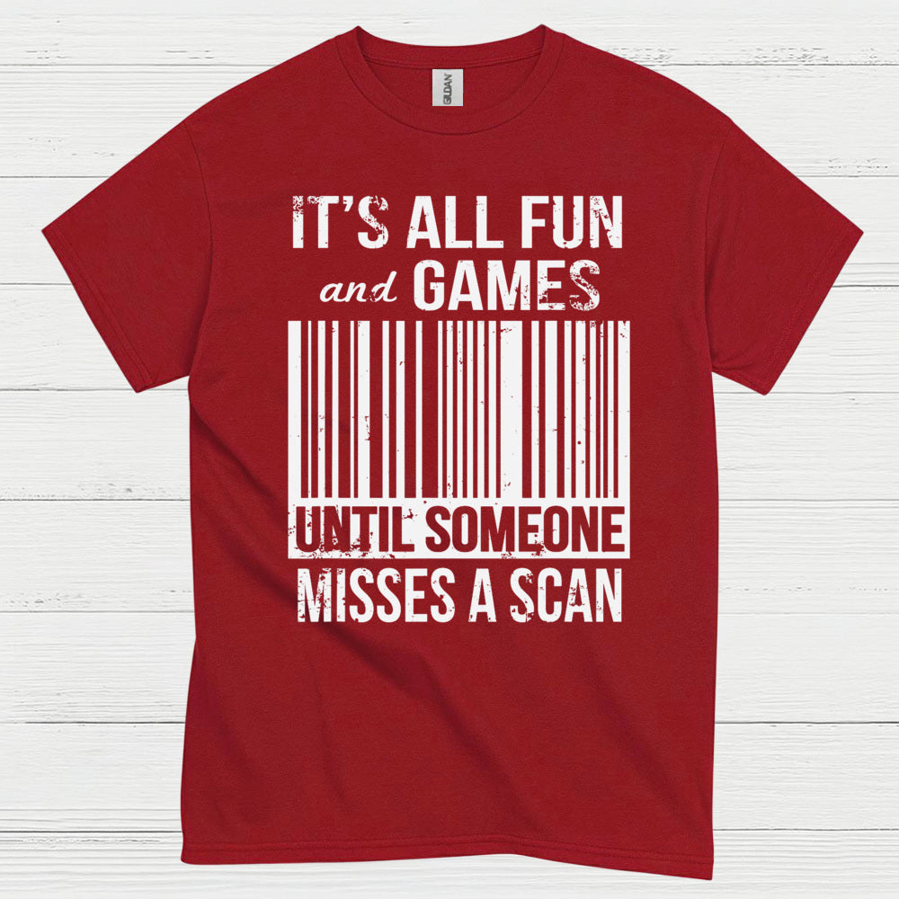 Misses A Scan Postal Worker T Shirt