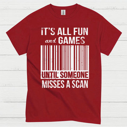 Misses A Scan Postal Worker T Shirt