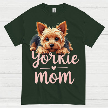Yorkie Mom Cute Dog Lover T Shirt