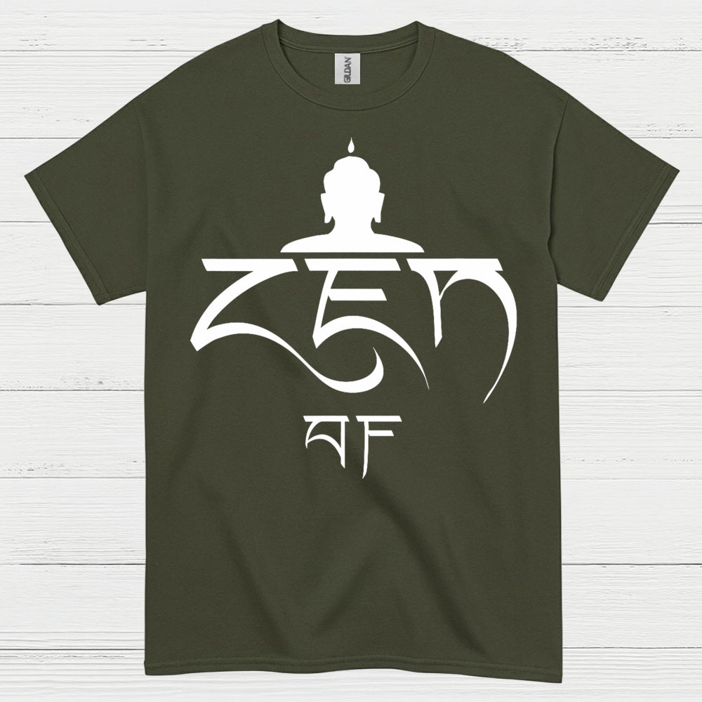 Zen Om Symbol Meditation T Shirt