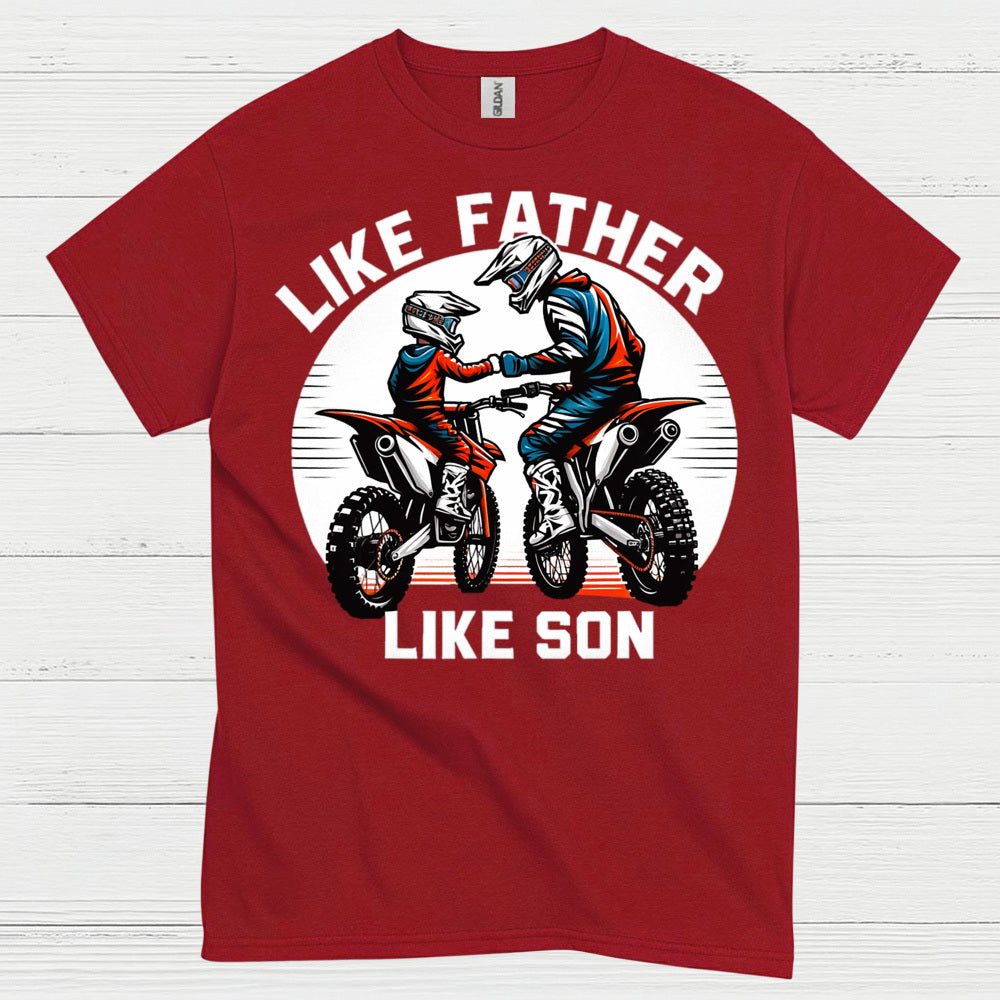 Like Father Like Son Dirt Bike T Shirt
