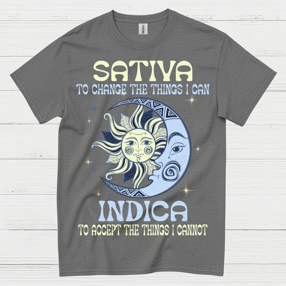 Sativa To Change The Things I Can Indica T Shirt