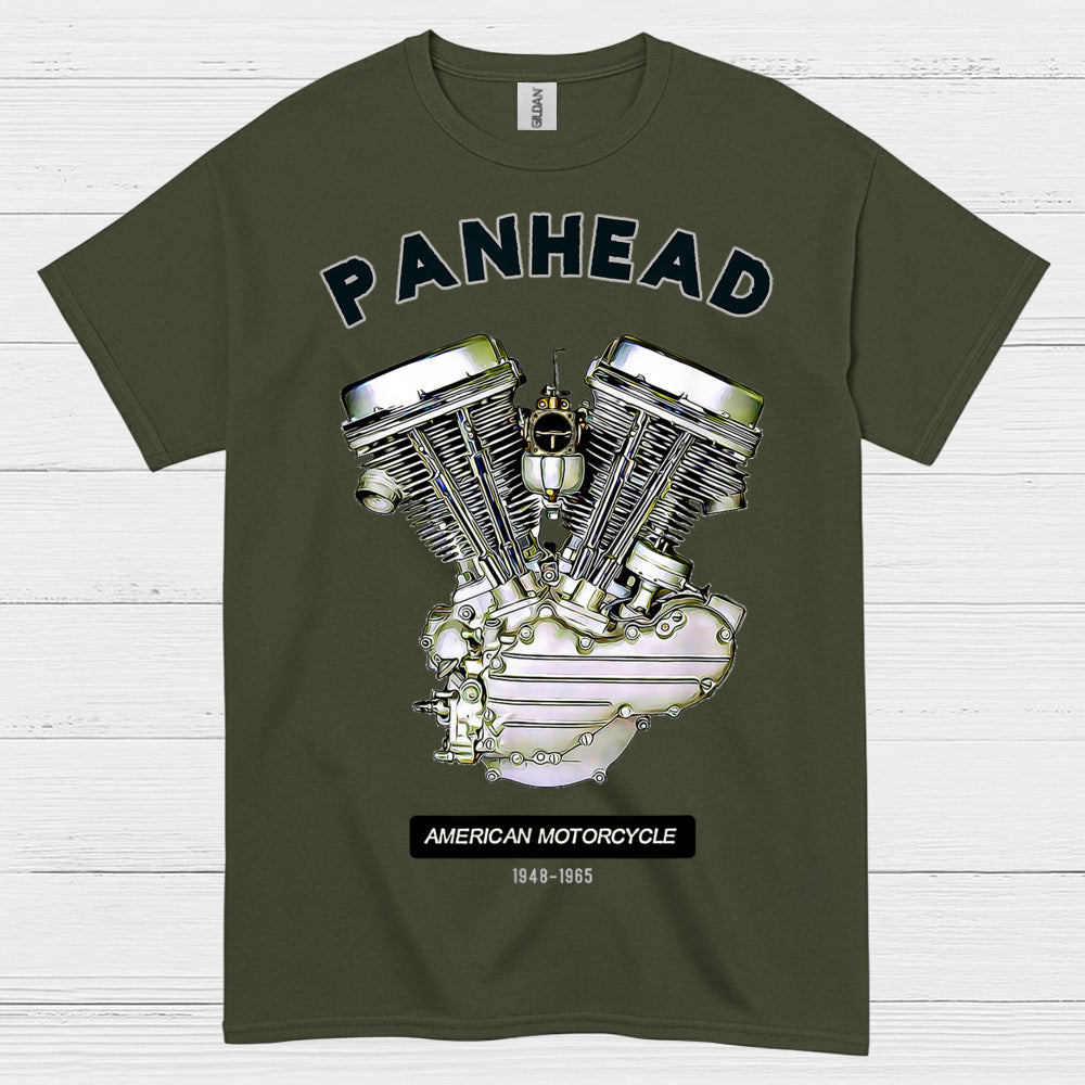 Panhead American Motorcycle Engine T Shirt