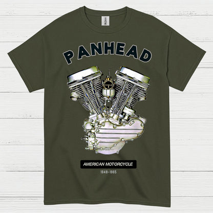 Panhead American Motorcycle Engine T Shirt