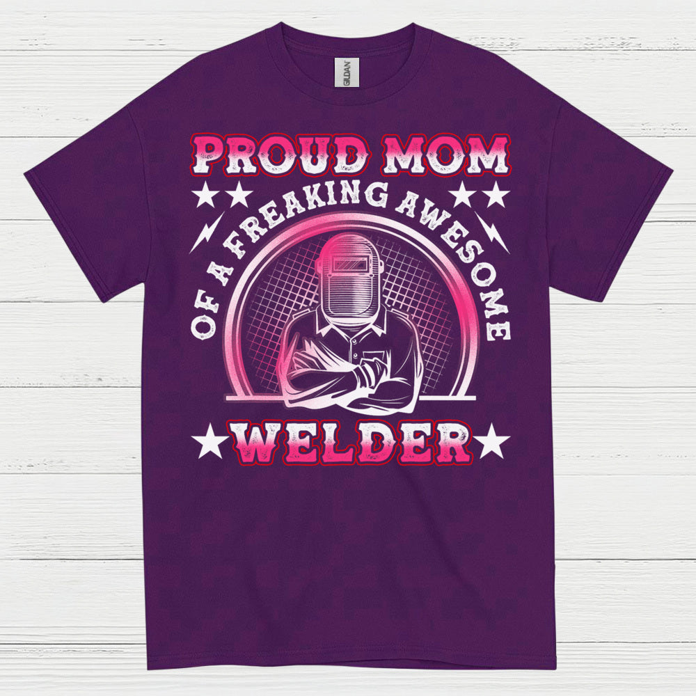 Proud Mom Welder Celebrating Her Awesome Craft T Shirt