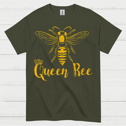 Queen Bee Vintage Bee Lover T Shirt