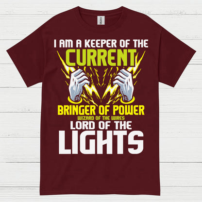 Keeper Of The Current Electrician T Shirt