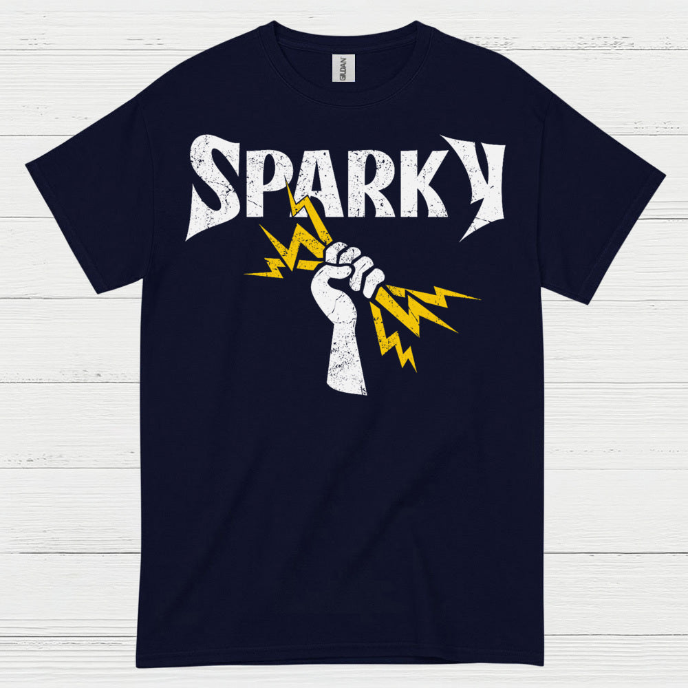 Sparky Electrician Graphic T Shirt
