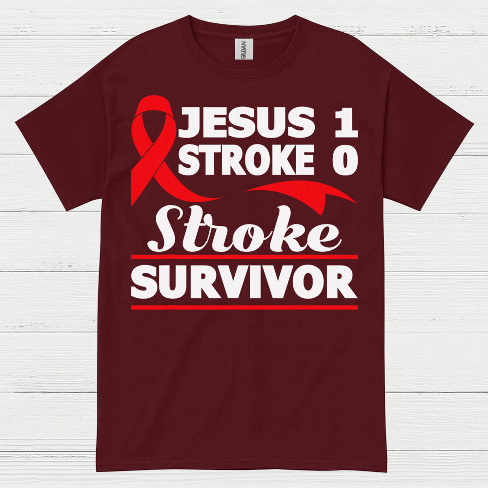 Jesus Stroke Survivor Faith Strength T Shirt