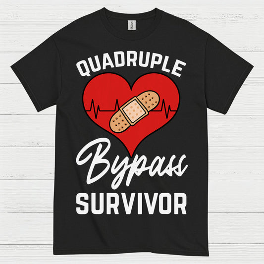 Quadruple Bypass Survivor T Shirt