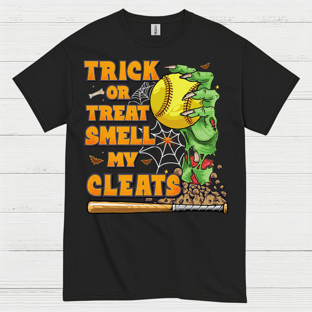 Trick Or Treat Smell My Cleats Softball T Shirt