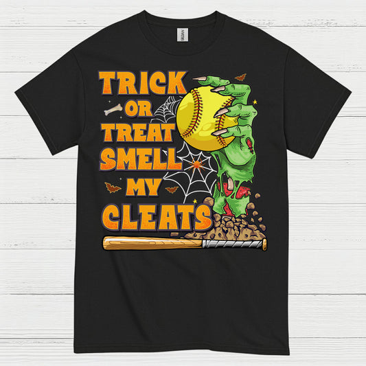 Trick Or Treat Smell My Cleats Softball T Shirt