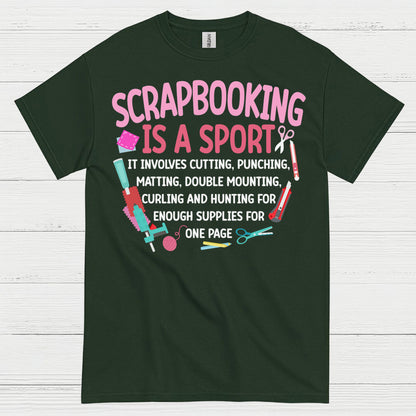 Scrapbooking Is A Sport Funny Crafting T Shirt
