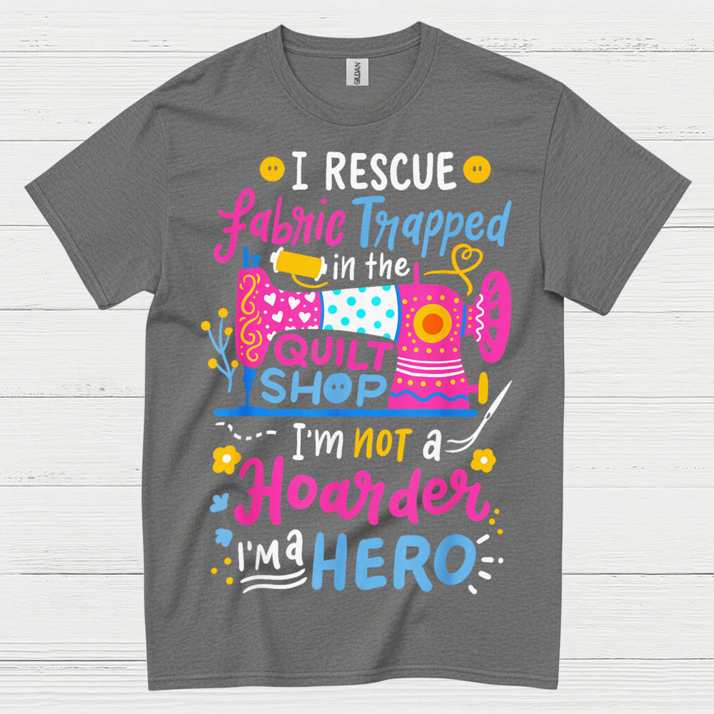 Fabric Rescue Quilting Humor T Shirt