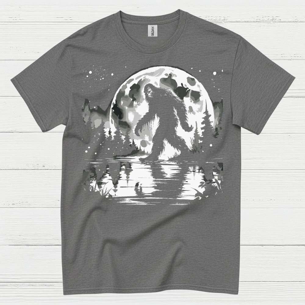 Moonlight Bigfoot Forest T Shirt