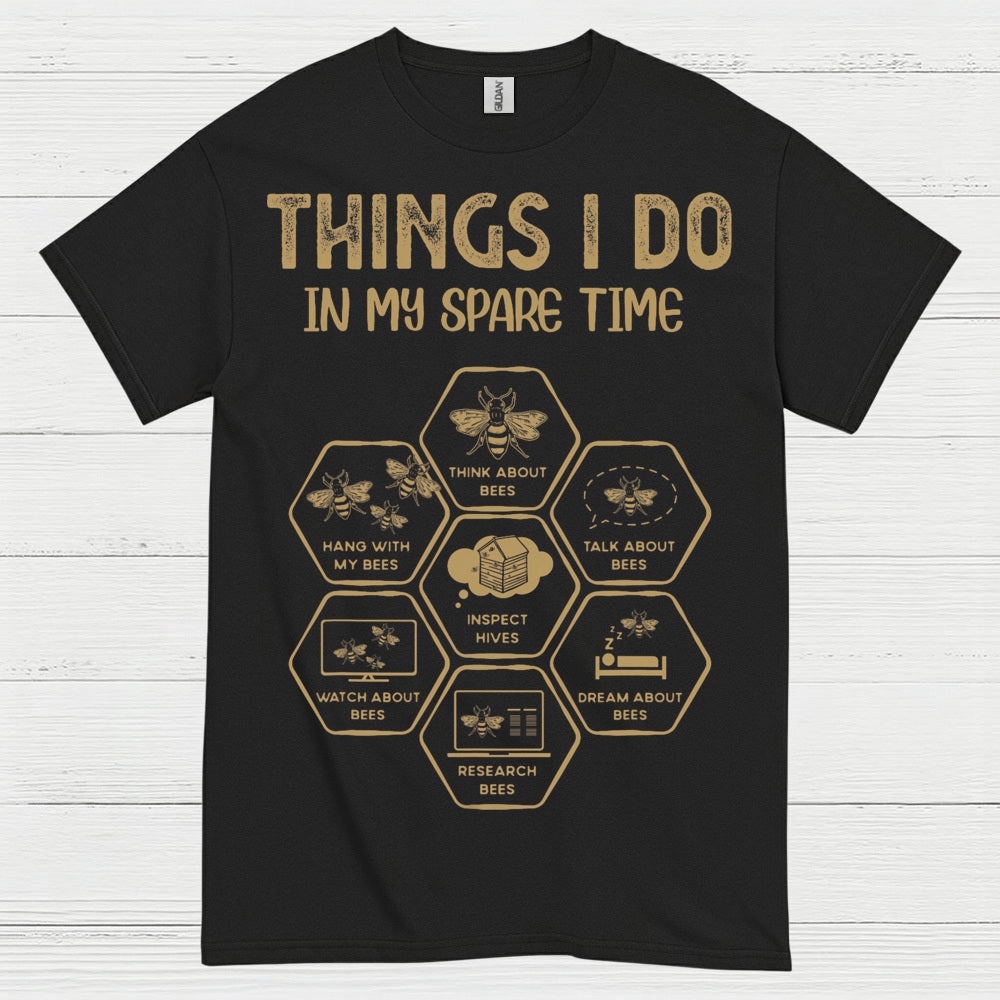 Bee Lover Spare Time Humor T Shirt