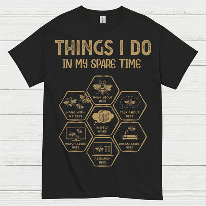 Bee Lover Spare Time Humor T Shirt