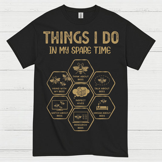 Bee Lover Spare Time Humor T Shirt
