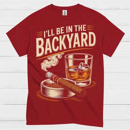 Backyard Nights Cigar And Whiskey T Shirt