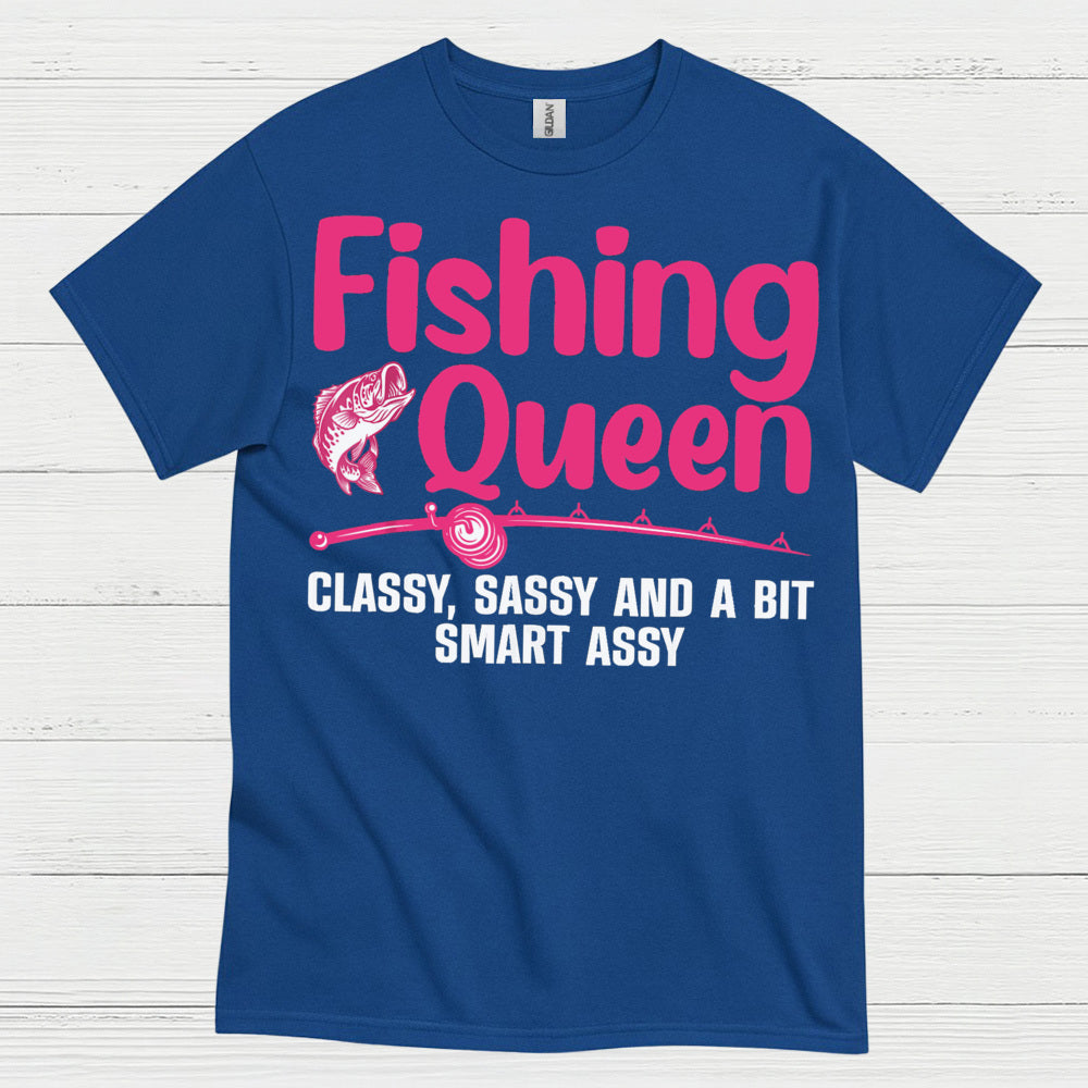 Fishing Queen Funny T Shirt