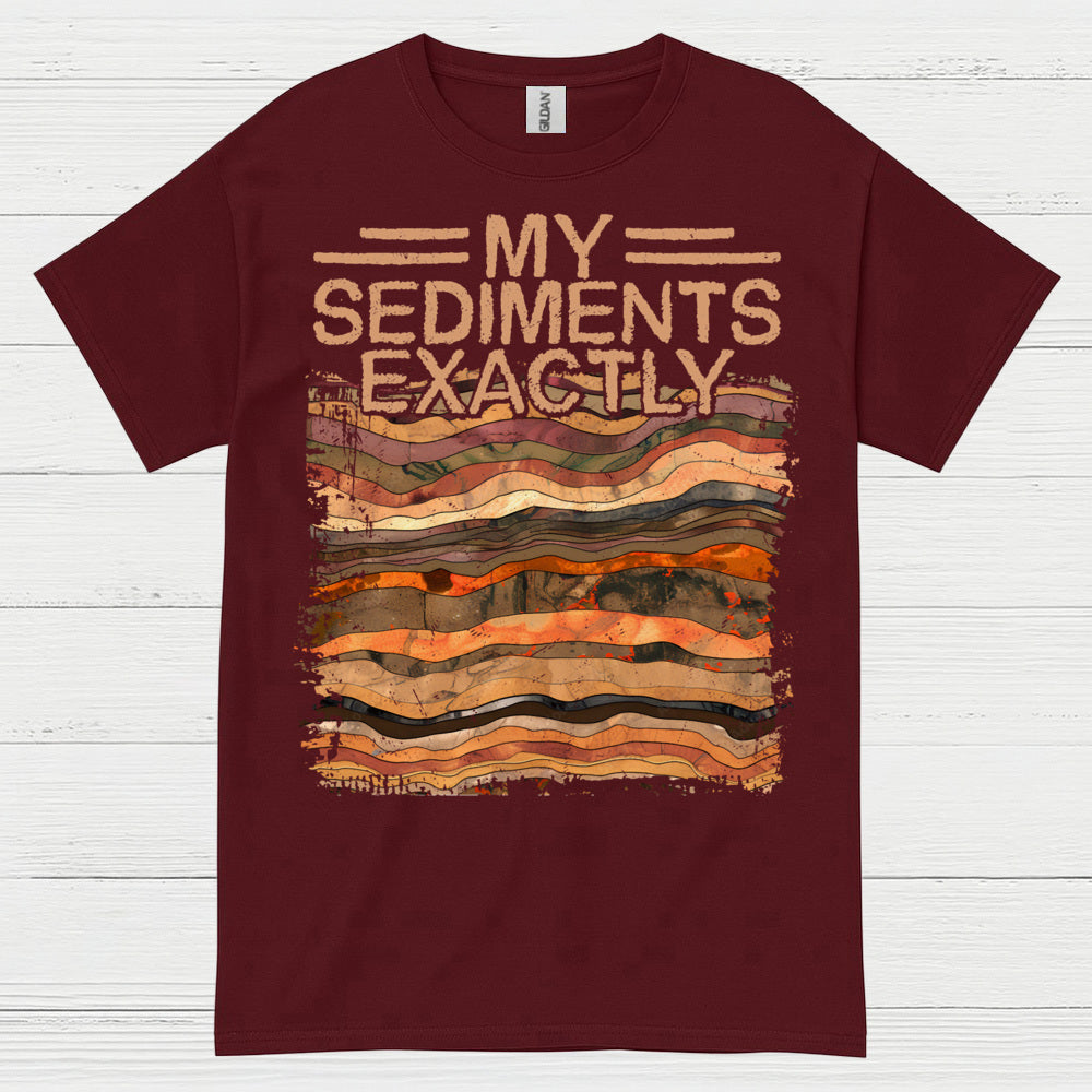 My Sediments Exactly Geologist T Shirt